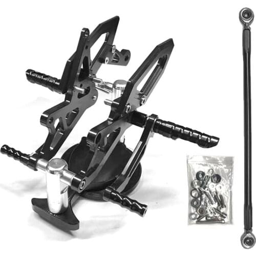 CNC Aluminum Adjustable Rearsets Foot Pegs For YAMAHA YZF-R15 V3 YZF R15 R 15 2019 Motorcycle accessories