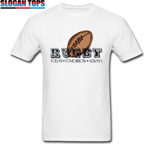 Rugby Lover T-shirts Funny Man T Shirt Summer Top TShirt Today Tomorrow Always Mens Cool Clothing Idea Gift Custom Tees Cotton