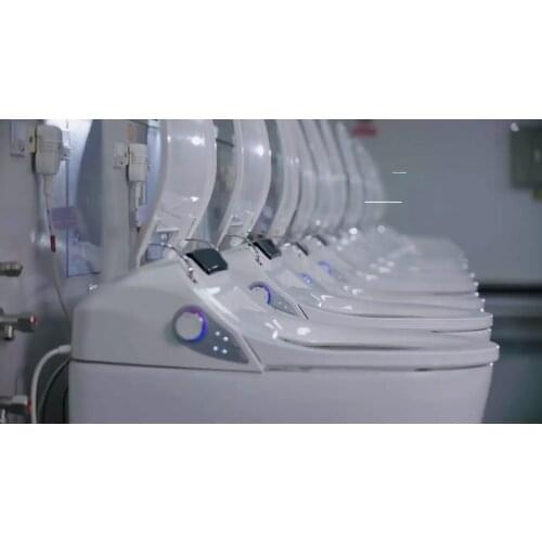 HEGII european bathroom back to wall concealed tank p trap automatic intelligent wall mounted smart wc toilet bowl with bidet