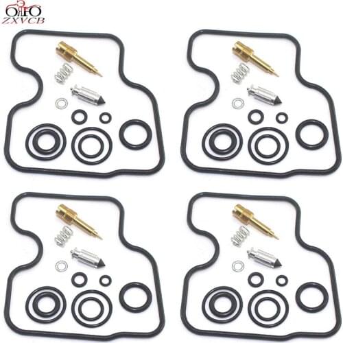 4set for NC31 CB400 CB400SF CB 400 SF NC 31 Motorcycle carburetor repair kit floating needle Air screw gasket