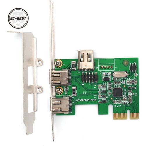 Computer motherboard PCIe to 1394A extension card 1394 acquisition card 400M firewire sound hd video card