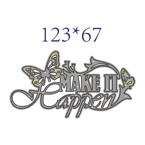 Metal cutting dies cut die mold make it happen Scrapbook paper craft knife mould blade punch stencils dies