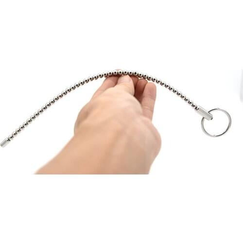 Stainless Steel Penis Urinary Plug,Horse Eye Stimulate No Condoms Urethral Dilators Penis Bead Rod Sex Toys