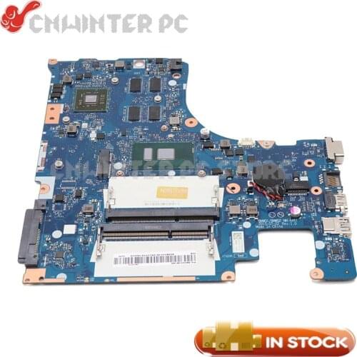 NOKOTION For Lenovo IdeaPad 300-15ISK 15.6'' laptop motherboard I3-6100U CPU 5B20K38221 BMWQ1 BMWQ2 NM-A481 MAIN BOARD