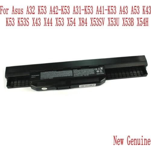 New K53 Laptop Battery For Asus A32 K53 A42-K53 A31-K53 A41-K53 A43 A53 K43 K53 K53S X43 X44 X53 X54 X84 X53SV X53U X53B X54H