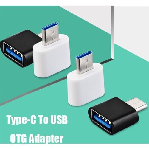 Type C To USB Adapter OTG Converter For Huawei Xiaomi Android Mobile Phone Mini Type-C Jack Splitter USB C Connectors