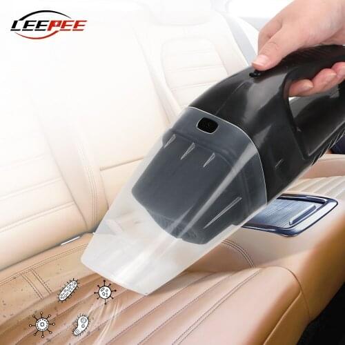 LEEPEE Protable Car Vacuum Cleaner Kits Handheld Suitable For Wet and Dry Cleaning Auto Accessories Universal Powerful 150W 12V