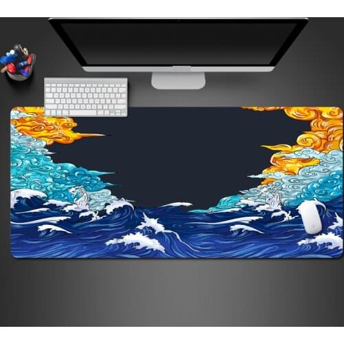 Cool Splicing Personality Mouse Pad High Quality Modern Abstract Fashion Best-Selling Customized Large Non-Slip Rubber Mats
