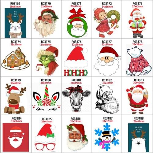 Christmas Planar resin Flatback 30pcs/lot DIY Handmade Materials for decoration supplies