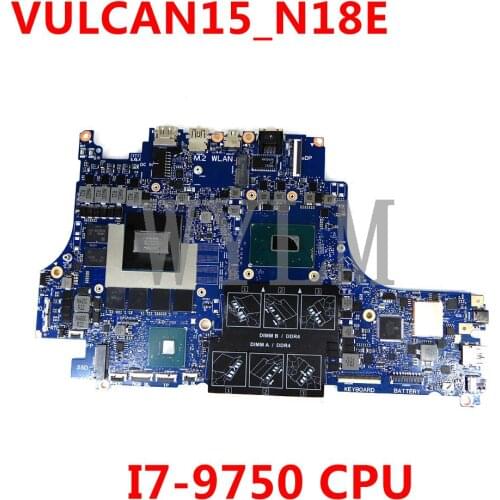 CN 0MXHK3 0MXHK3 VULCAN15_N18E I7-9750 CPU Mainboard For DELL G5 15 5590 Laptop Motherboard Tested Working Well