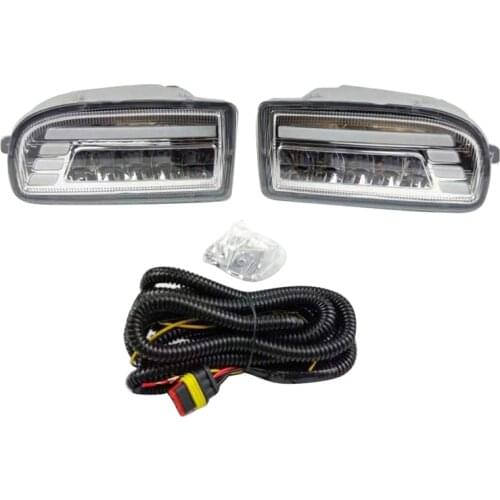 LED Front Fog Lamp 2Pcs Daytime Running Light for Toyota Land Cruiser 100 LC100 FJ100 1998-2007