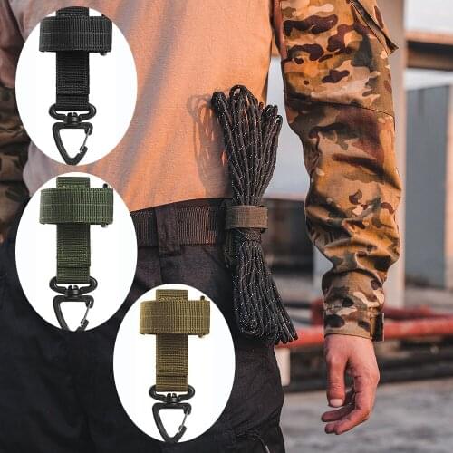 1PC Multi-purpose Nylon Gloves Hook Work Gloves Safety Clip Outdoor Tactical Gloves Climbing Rope Anti-lost Camping Hanging Buck