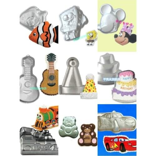 1pcs cartoon cake mold /pan/Aluminum alloy mould Large size 10 inch