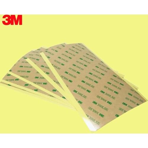 10pcs x 100mm*200mm Super Strong Adhesive Two Sided Sticky Sticker for phone ipad Cell 3M 9495LE Thickness 0.17MM
