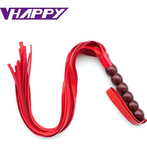 72cm Rosewood handle Sex Spanking Whip Adult Male Female Slave Queen Roleplay Game Flirt toys For Couples VP-WP001019A