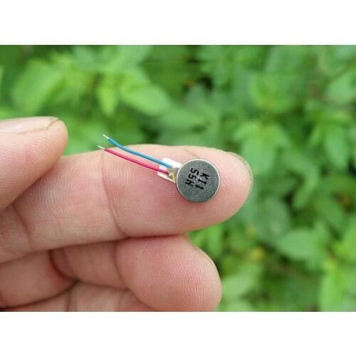 Free shipping 5 pcs(0834) 8*3.4MM DC3.7V miniature brushless button flat vibration motor for phone/precision instruments/DIY