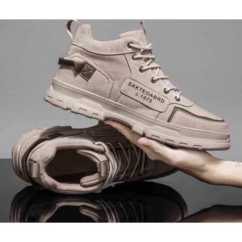 Boty high casual summer winter leather casuales chelsea BOOTS High MEN for ANKLE breathable boot sport black mens Mens man top