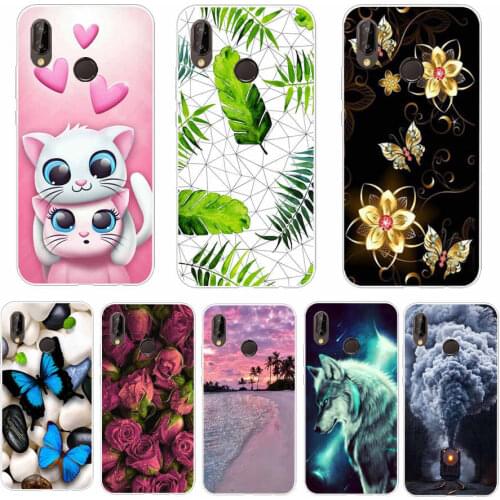 For Huawei P20 Lite Case Silicone Huawei P20 Soft Phone Case For HUAWEI P20lite P 20 Lite Case Protective Back Cover Coque