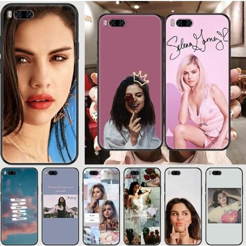 Selena Gomez Phone case For Xiaomi Mi Max Note 3 A2 A3 8 9 9T 10 Lite Pro Ultra black fashion cover 3D cell cover soft back art