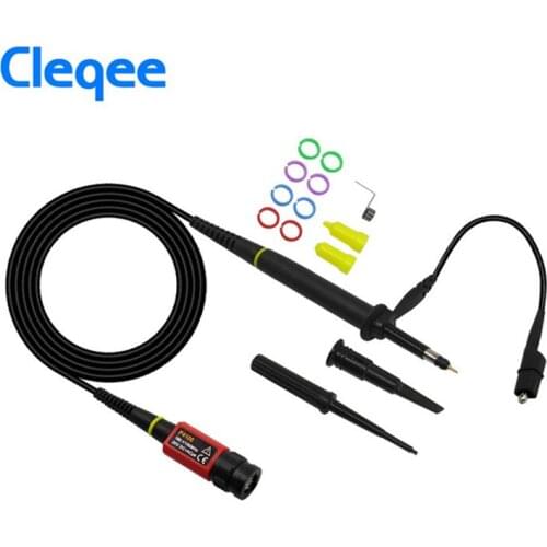 Cleqee 1PCS P4100 Oscilloscope Probe 100:1 High Voltage Withstand 2KV 100MHz for Oscilloscope owon liliput wholesale