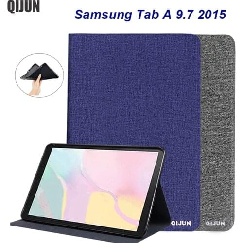 For P550 SM-T550 SM-T555 SM-P550 Tablet Case Bracket Flip Stand Leather Cover For Samsung Galaxy Tab A 9.7 inch T550 T555 Cover