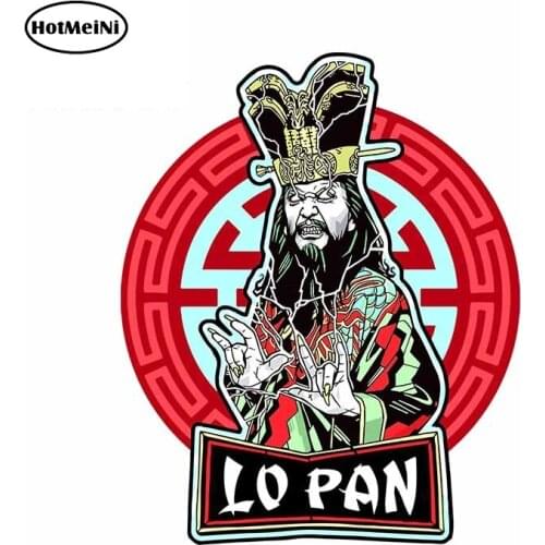 HotMeiNi 13cm x 10.4cm For Lo Pan Creative Car Sticker Cartoon Decal Fashion Waterproof Decals Vinyl Material For JDM SUV RV