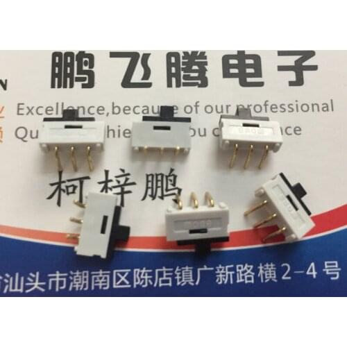 1PCS Imported Swiss EAO 09.10290.01 curved foot 3 foot 2 gear toggle switch side dial slide 2.54mm