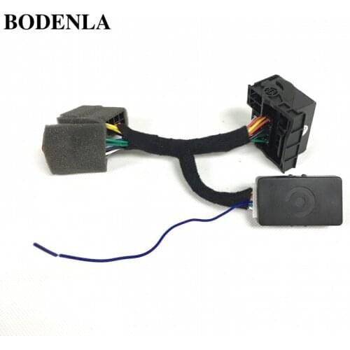 BODENLA RCD330 Plug&Play ISO Quadlock Adapter Cable w/ CANBUS Decoder Simulator For VW Golf 6 Jetta MK5 MK6 Passat Polo Vento