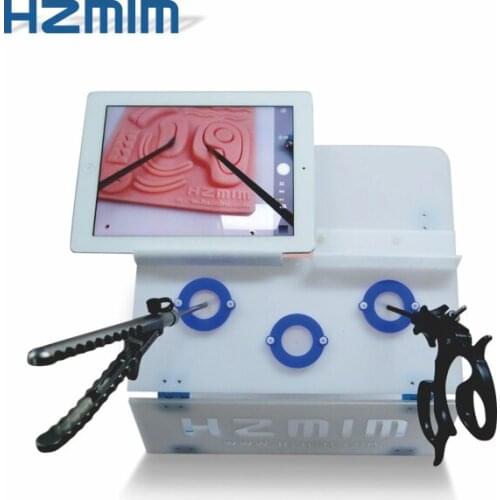 Laparoscopic trainer box without camera, laparoscopic training box