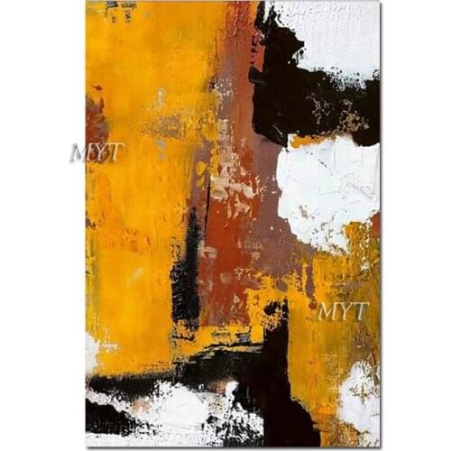 Unframed Hot Selling Abstract Colorful Canvas Oil Painting Pure Handmade Home Wall Decoration Canvas Art Entrance Paintings Art