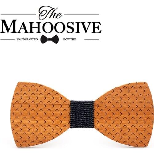 Mahoosive 2018 New Formal Party Apparel Accessory Mens Ties Spot Style Multicolor Butterfly Polyester Dot gents wood Bowtie