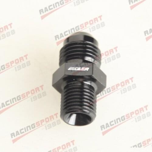 Male 6AN 6 An Flare to M12x1.25(mm) Metric straight fitting