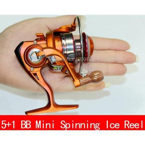 Mini Ice Reel SY150--6BB Spinning Fishing Reel Lure And Rock Reel Children Smaller Wheel Portable Boat Reel