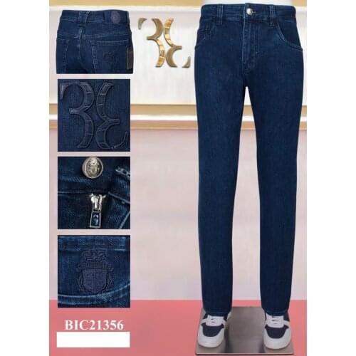 BILLIONAIRE Jeans thick Cotton men 2021 autumn winter new Business Casual comfortable Solid high quality big size 31-40 jeans