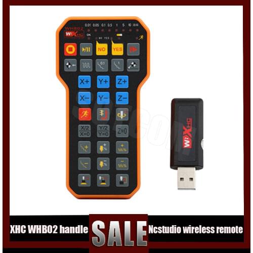 NC Studio USB Wireless Remote Control Handle WHB02 Weihong DSP Control Handle CNC Router For CNC Engraving and Cutting Machine