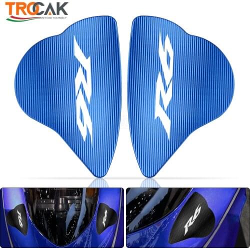 NEW Motorcycle Windscreen Windshield Mirror Hole Cap Cover Driven Eliminators For YAMAHA YZFR6 YZF R6 2017 2018 2019 2020