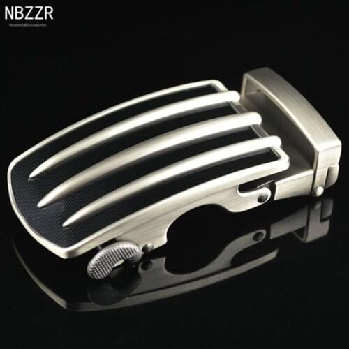 2018 NBZZR New Brand Fashion Belt Buckle Men Leisure Suit Metal Automatic Buckles Male Gift For 3.5cm Width Belt