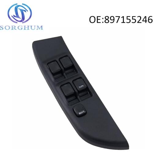 New SORGHUM 897155246 New Master Electric Power Window Switch Driver Side Front Fits for Isuzu TFR/TFS LHD 1999-09