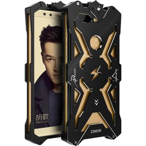 Zimon Original Powerful Shockproof Case For Huawei Honor 9 Lite Honor9 Aviation Aluminum Metal Cover