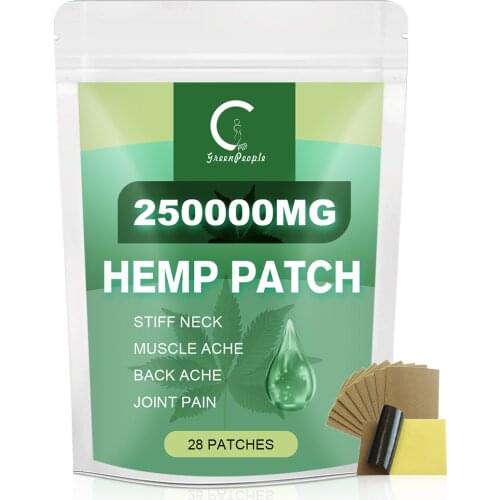 GPGP Greenpeople Herbal Hemp Seed Pain Relief Patch To Relieve Joint Pain Neck Pain and Back Pain Anti-Rheumatism Stickers