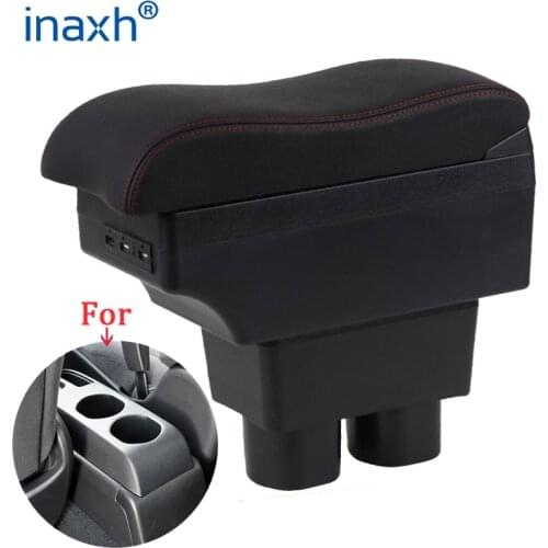 For Nissan Tiida Armrest For Nissan Sylphy Versa Tiida Latio car Armrest box PU Leather Retrofit parts Storage box 2007-2017