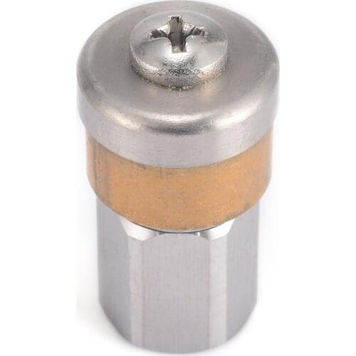 Durable 3 Jet 1/8" F Rotary Cleaning Nozzle High Pressure Sewer Pipe Dust Removal Jetter Washing Sprayer Nozzle Plumbing Tools