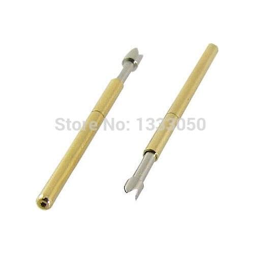 Spring Loaded 1.5mm Diameter Crown Tip Test Probe Pin 100 Pcs P160-V