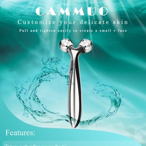 3D Roller Massager Face-lift Body Relaxation Y Shape 360 Rotate Metal+ABS Massage Instrument Wrinkle Remover Tools Dropship