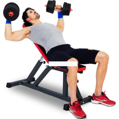 Sit Up Bench Adjustable Professional Dumbbell Stool Fitness Equipment Training Chair Abdominal Board Body Building Slant Board