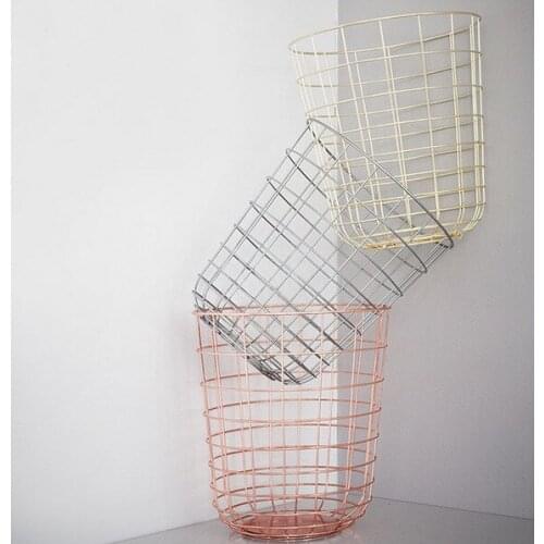 Modern Design Waste paper Bin Basket dusbin metal storage trash can garbage dust bin,waste bin,paper basket function cabinets