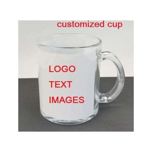 325ML(11oz) Glass Mug Cup DIY print customize Photo Image LOGO Text Wishes Creative Gifts Souvenir Promotion Sell Idea Ad MAZWEI