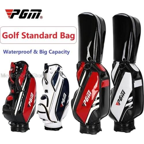 Pgm Golf Bags PU Leather Golf Club Bags For Men Women Waterproof Sports Cart Club Airbag High Capacity Package Durable Pack