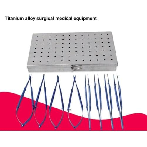 Titanium Microsurgery Ophthalmic Equipment Medical Surgical Instrument 14cm/16cm/18cm tool set4#/set5#/set6#/set7#/set8