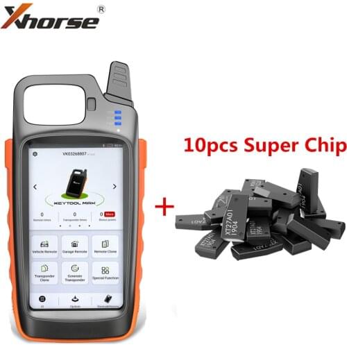 Xhorse VVDI Key Tool MAX Remote and Chip Generator With 10pcs Xhorse Super Chip XT27A01 XT27 Transponder